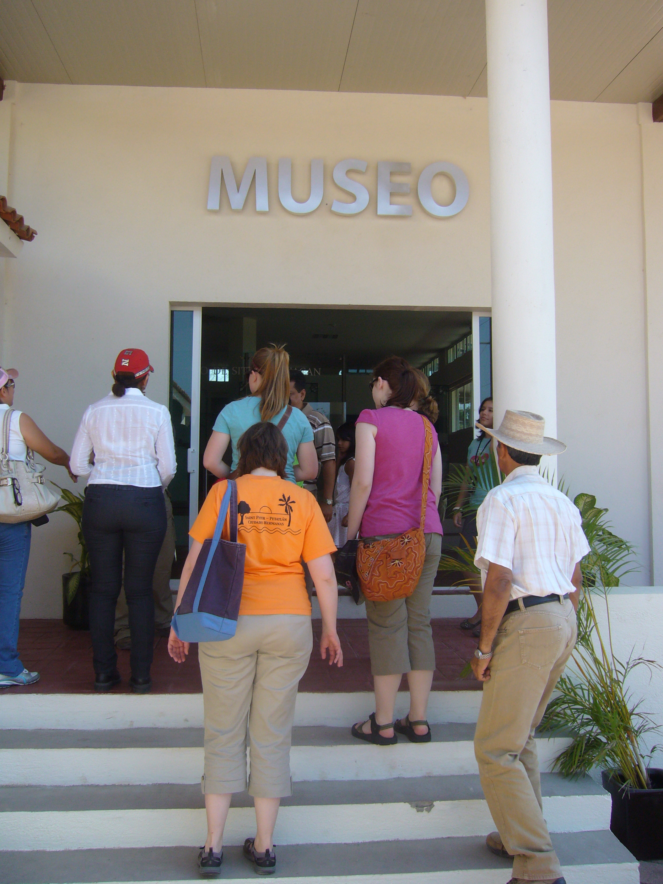 Entering the Archeological Museum